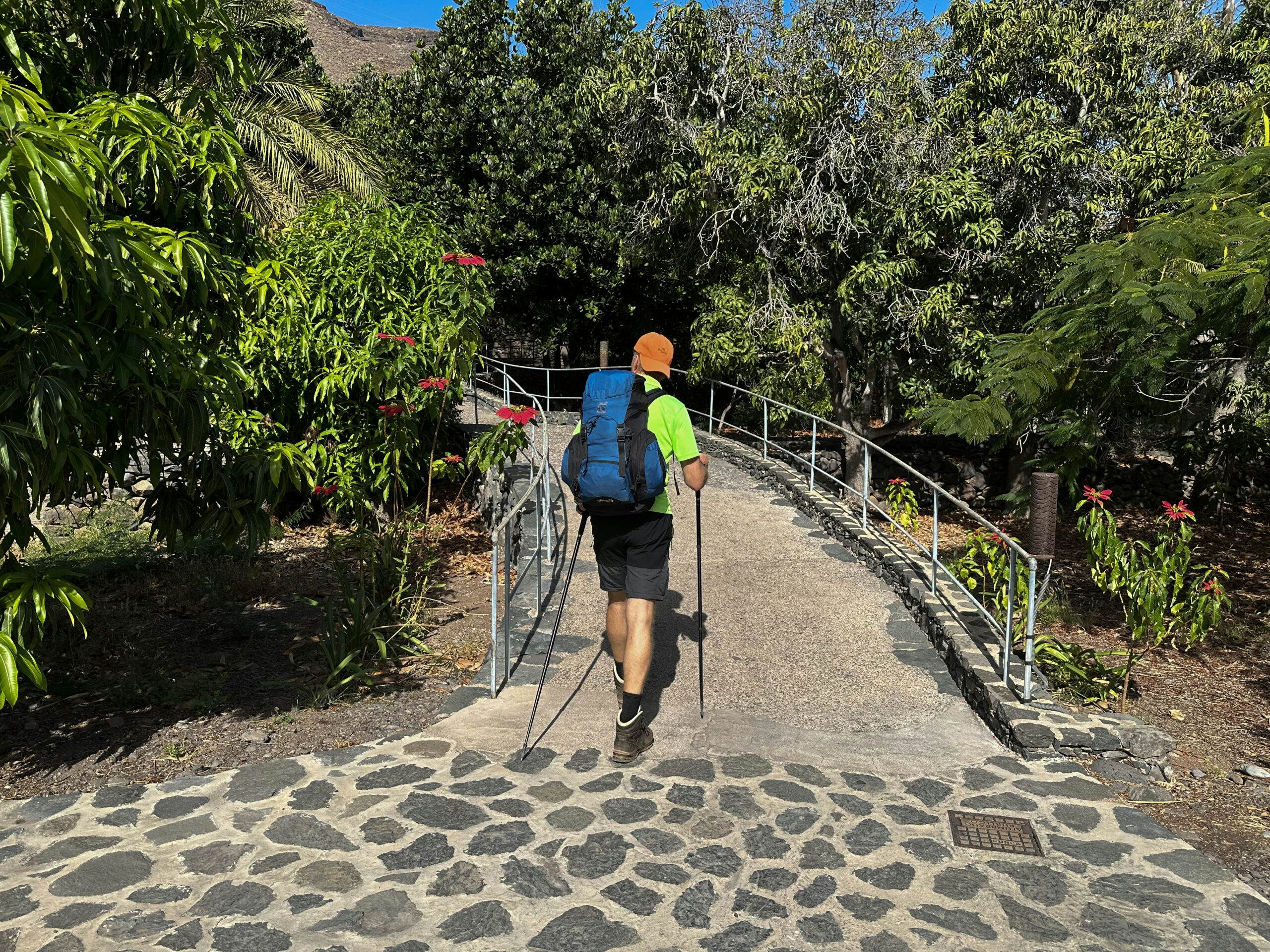 Aufstiegsweg vom Playa del Cabrito